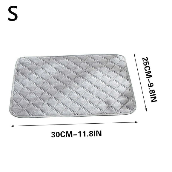 Nebwoak Washable Pet Urinary Mat for Dogs & Cats - Instant Water Absorption, Non-Slip Grip Dots, Machine Washable, Training Pad for Crates, Sofas - S 25x30cm