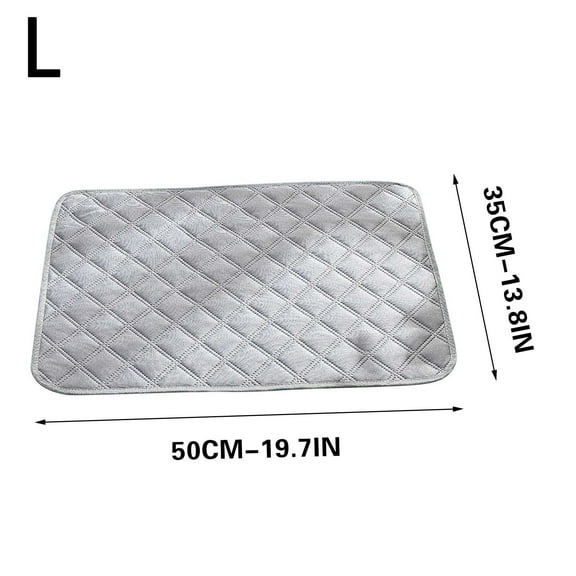 Nebwoak Washable Pet Urinary Mat for Dogs & Cats - Instant Water Absorption Training Pad - Non-Slip Grip Dots for Furniture - Stain & Tear Resistant - Machine Washable - 35x50cm