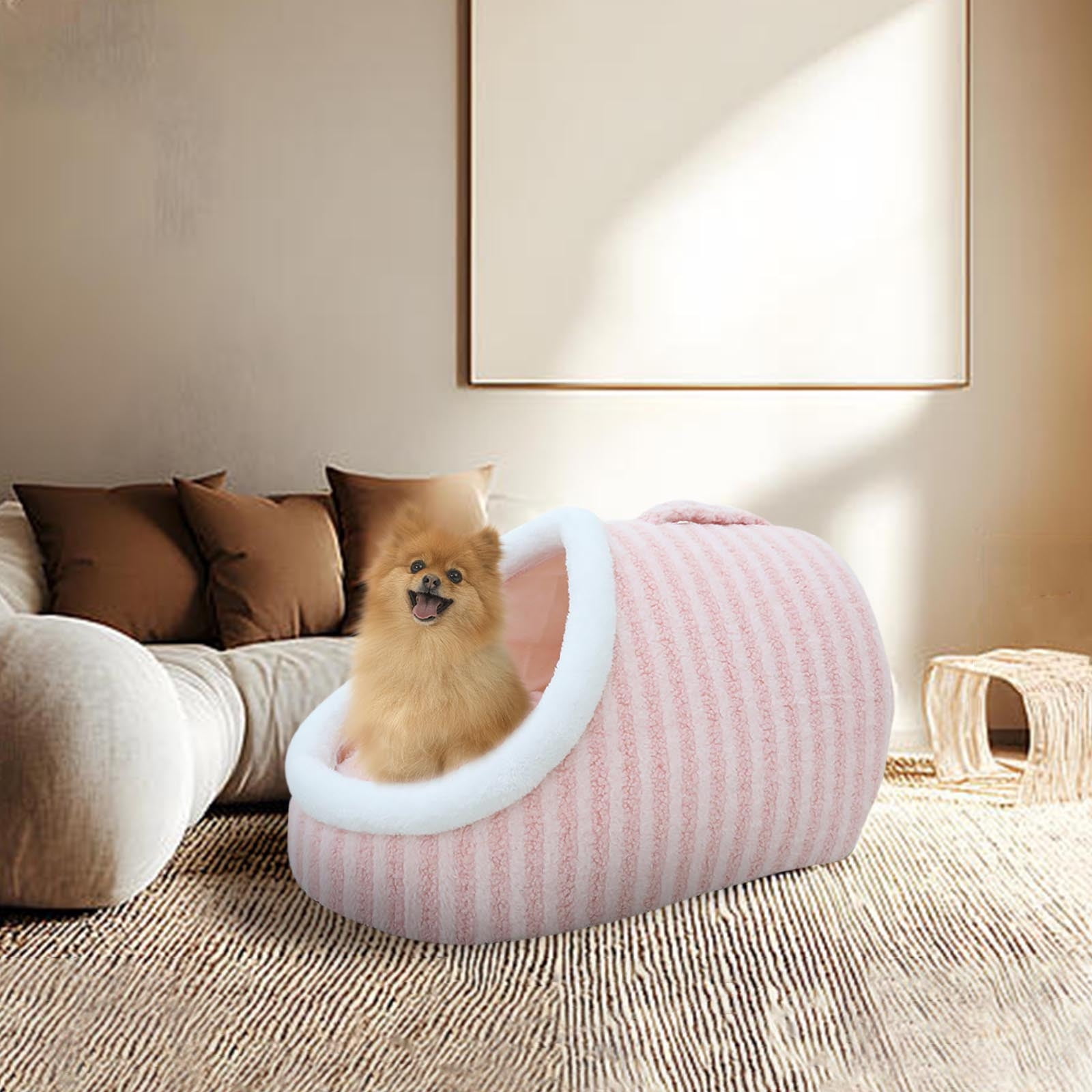 Nebwoak Winter Pet House Waterproof Foldable Warm Pet House for Outdoor Indoor Cat Dog,for Small Pets