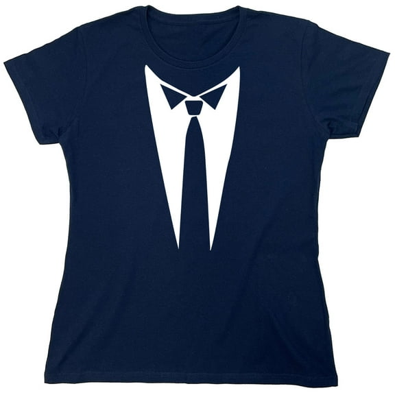 Nec* Tie Sarcastic Humor Novelty Funny Women's Casual Tees