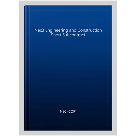 Nec3 Engineering and Construction Short Subcontract