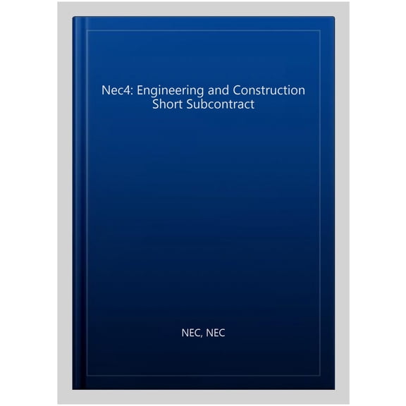 Nec4: Engineering and Construction Short Subcontract