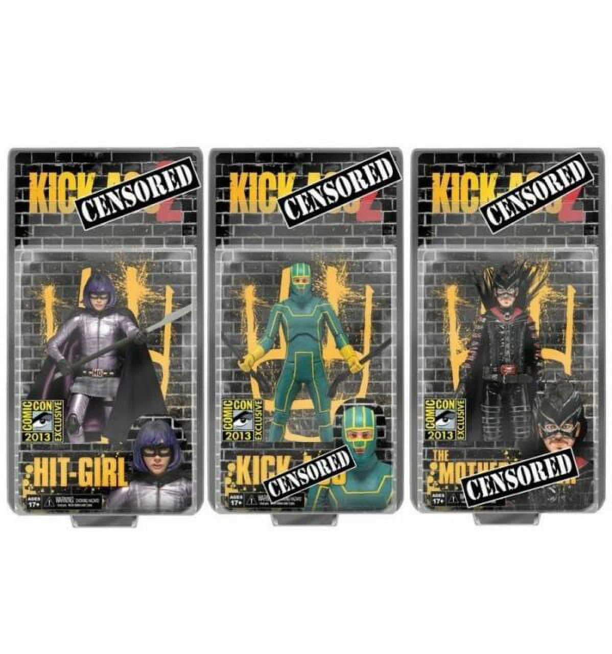 Neca Reel Toys Kick-Ass2 Series 1 Uncensored Action Figures Comic Con 2013  