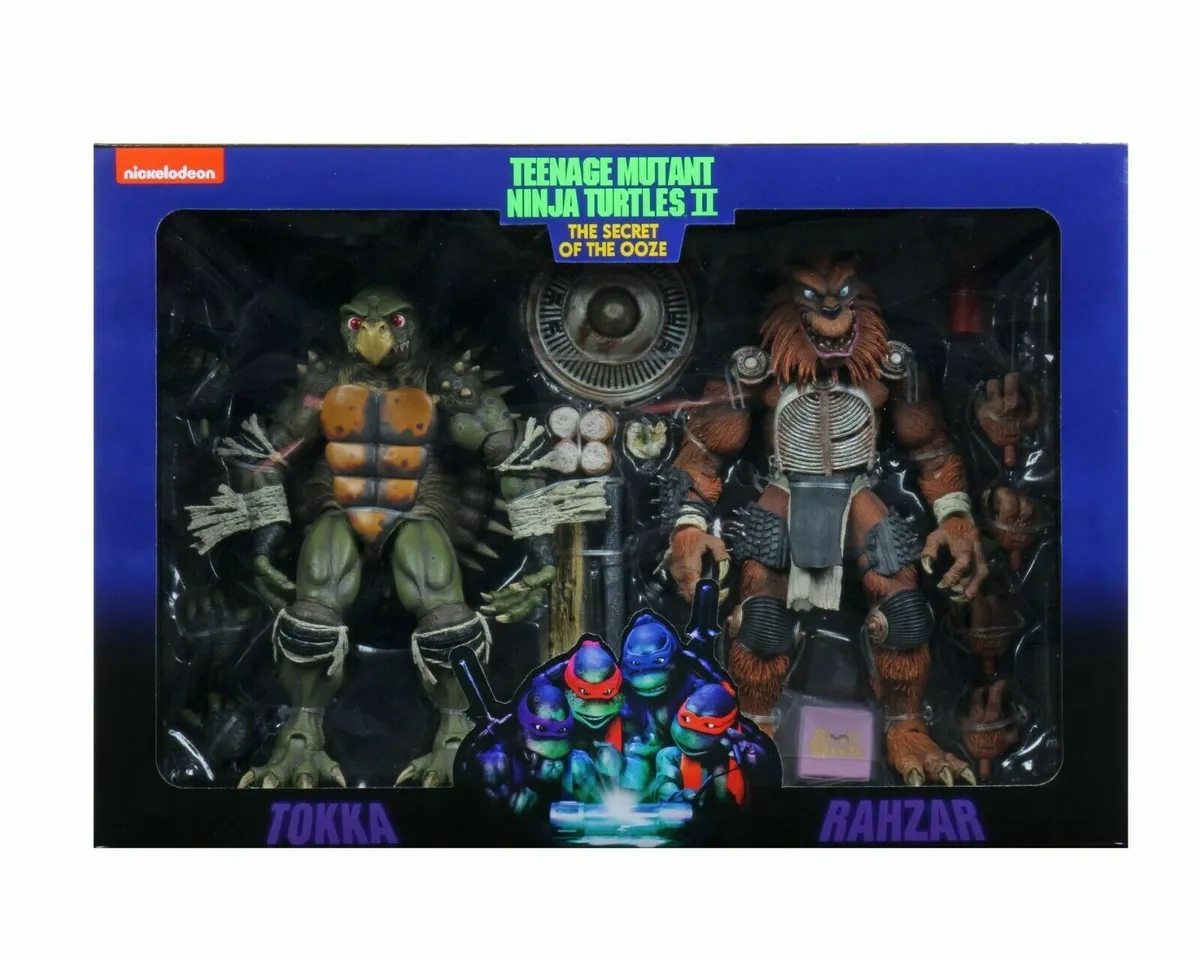 Neca Nickelodeon TNMT 2 Secret of The Ooze Tokka & Rahzar In Stock ...