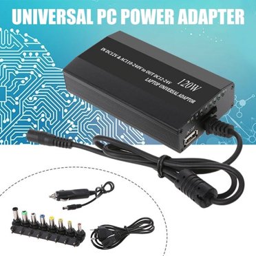 Universal 120W Laptop Charger Power Supply – Compatible With HP, Asus, Dell, And More