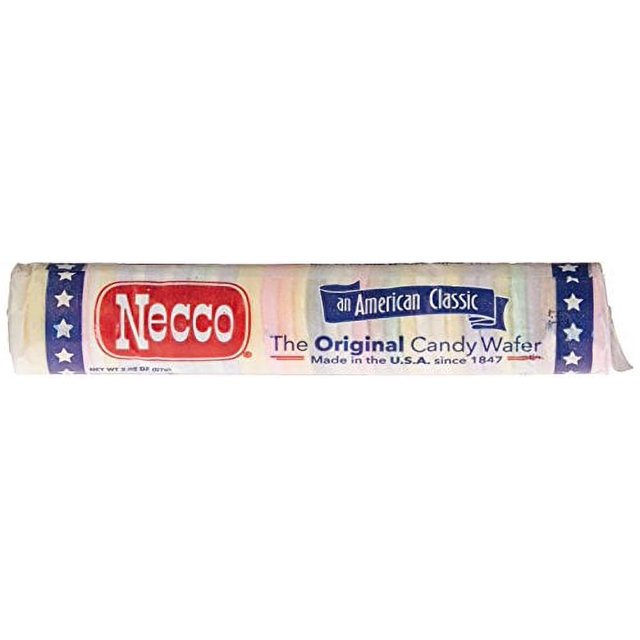 Necco Assorted Original Candy Wafers 242.02 oz Rolls, Net Wt 3 lbs
