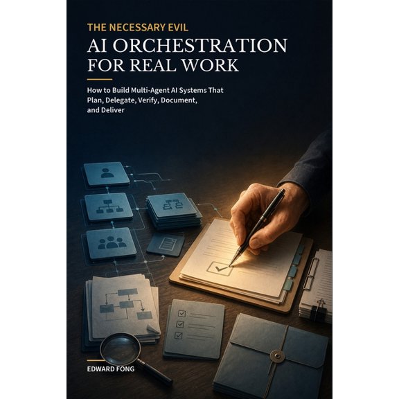 Necessary Evil The Necessary Evil AI: Orchestration for Real Work: How to Build Multi-Agent AI Systems That Plan, Delegate, Verify, Doc, (Paperback)