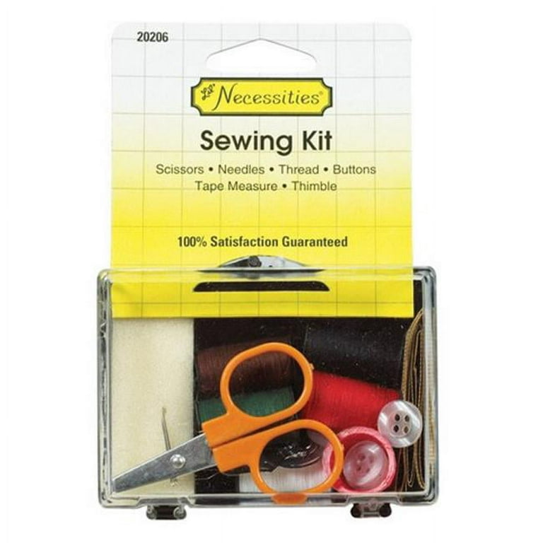  KZY Sewing KIT, Portable Mini Travel Sewing Supplies, 24XL  Spools of Thread, DIY Sewing Supplies, Beginners, Travel,Filled with  Scissors, Thimble,Thread,Sewing Needles, Tape Measure,Nail Clippers.
