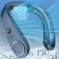 Neck Air Conditioner,Neck Fan Rechargeable Battery Operated Metal