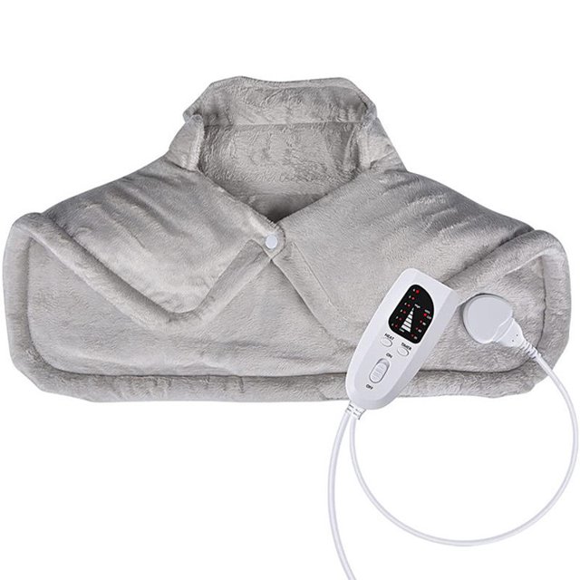 Neck And Shoulder Heating Pad Electric Therapy Treatment Muscle Pain