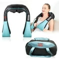 thumbnail image 1 of Neck and Back Massager with Soothing Heat, Electric Deep Tissue Kneading Massage Pillow for Neck, Back, Shoulder, Leg, Body Muscle Pain Relief, at Home, Office, or Car Use - Blue, 1 of 8