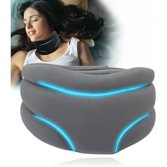 Neck Brace | Cervicorrect Neck Brace by Healthy Lab Co, Neck Brace for Snoring, Cervical Collar Neck Brace for Sleeping Soft Foam, Neck Support Keep Vertebrae Stable Relief Neck Pain