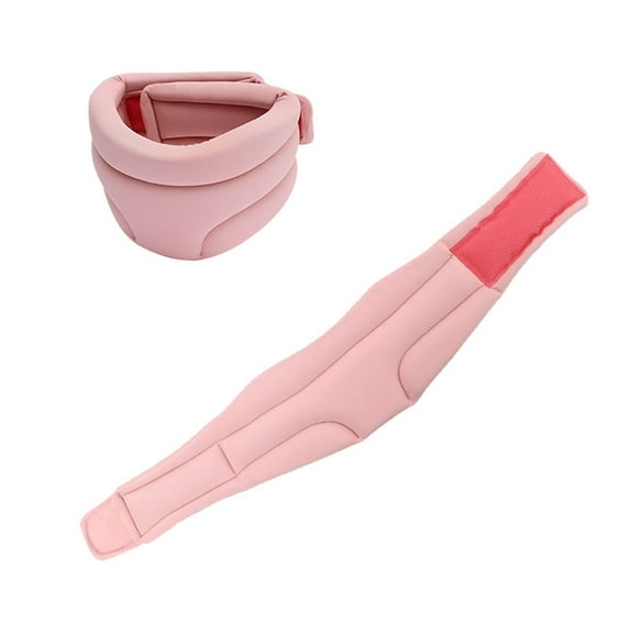 Neck Brace Collar Neck Support Brace For Sleeping Soft Foam Wraps Keep Vertebrae Stable And For Of Spine Pressure For Women & Men Clearance Protective Support Neck Collar Pink, Retaining Clip Plertrvy