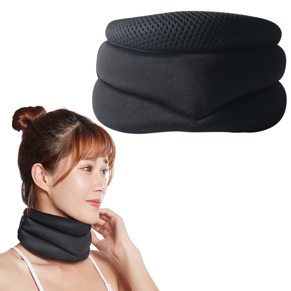 Neck Brace Correct Neck Brace for Sleeping AntiSnoring and Neck Pain Support Upgrade Soft Foam Cervical Neck Collar Men Woman, Beauty & Personal Care