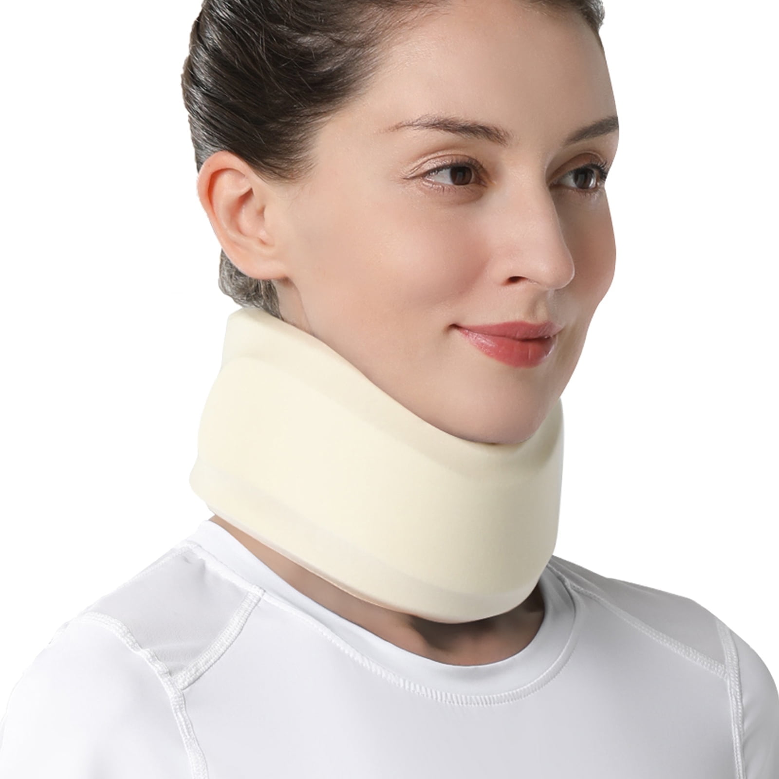 Neck Brace Foam Cervical Collar For Sleeping Soft Neck Support Relieves Pain And Pressure In