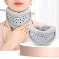 thumbnail image 1 of Neck Brace for Pain Relief and Support,Soft Adjustable Cervical Collar Neck Traction Device,Neck Protectors Wraps,Memory Foam Wrapped in Silicone Breathable Frame,One Size for Men&Women (1PC, Grey), 1 of 7