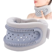 Neck Brace for Pain Relief and Support, Soft Foam Cervical Collar, Breathable Adjustable Neck Support Brace, Neck Traction Device, Neck Protectors Wraps Keep Vertebrae Stable and Aligned ,Gray