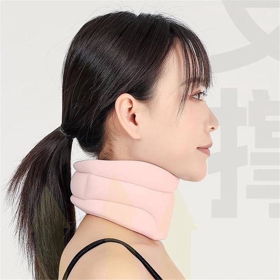 Neck Brace for Sleeping,Neck Brace for Neck Pain and Support,Soft Foam Wraps Keep Vertebrae Stable for Relief of Cervical Spine Pressure for Women & Men,11.81 inch