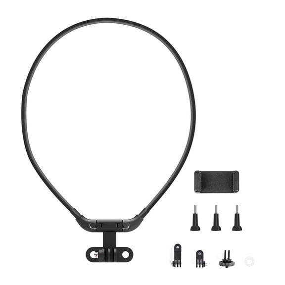 Neck Brackets with Screw Compatible for Action 3/Action2/Pocket Sports Camera Mount Action Camera Accessory