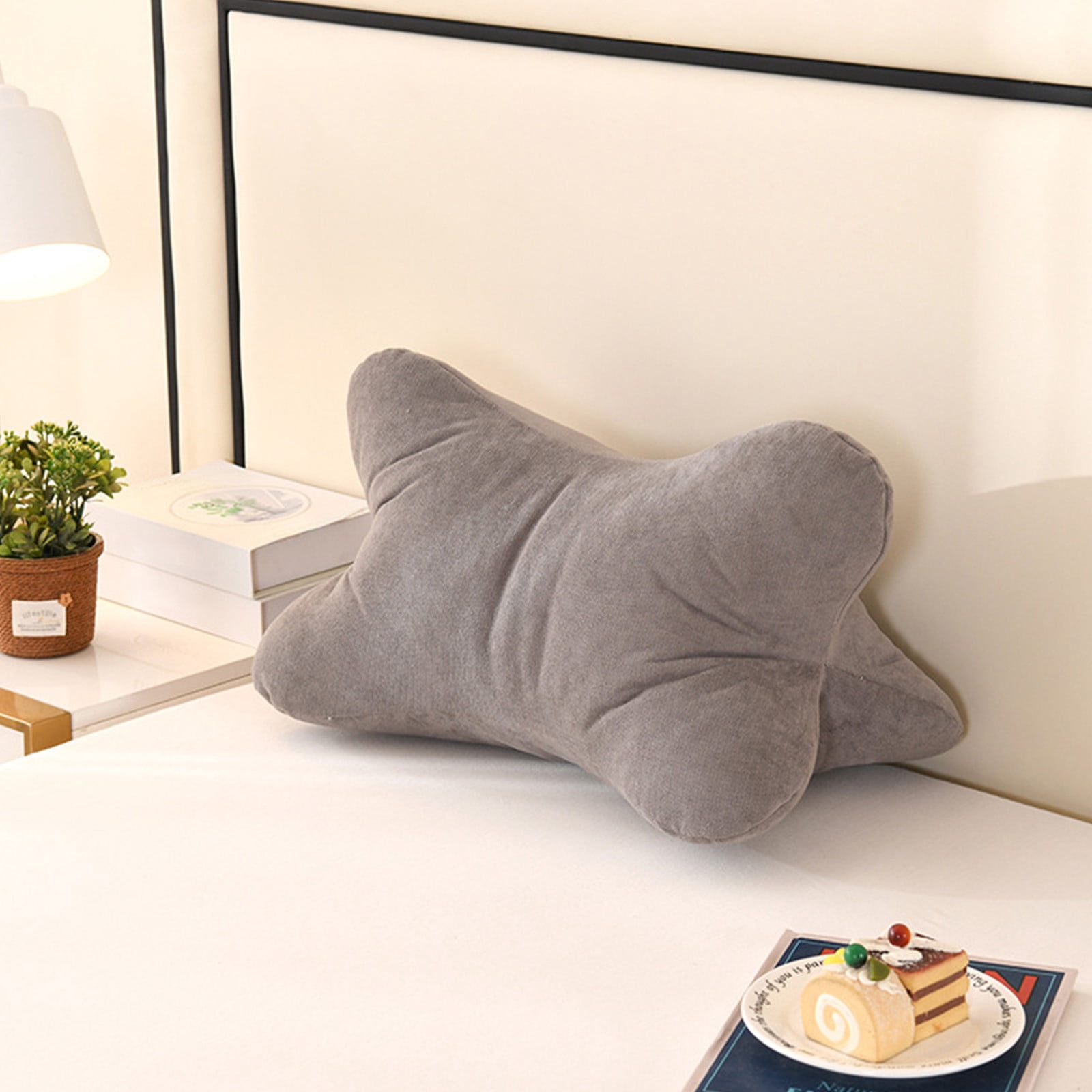 Neck Cervical Pillows, Dog Bone Shaped Travel Neck Pillows, Washable Removable Cover, Loops On Either End, For Car Bus Truck Driving, Comfort Head Rest Support, Neck Chiropractic Pillow