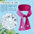 thumbnail image 1 of Neck Cooling Towel, Cooling Scarf for Hot Weather, Golf Cooling Towel, Cooling Neck Wrap, Mesh Fabric, Snap Closures, Magenta Solid, Outdoor Cooling, Cooling Accessories for Hot, 1 of 2