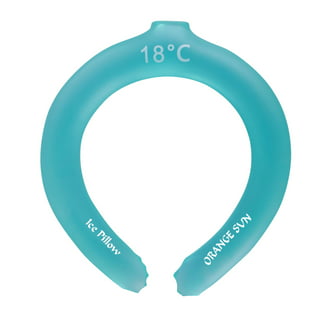 CoolTimeUSA Neck Cooling Tube, Wearable Cooling Neck Wraps for Summer Heat  I Hands Free Cold Pack