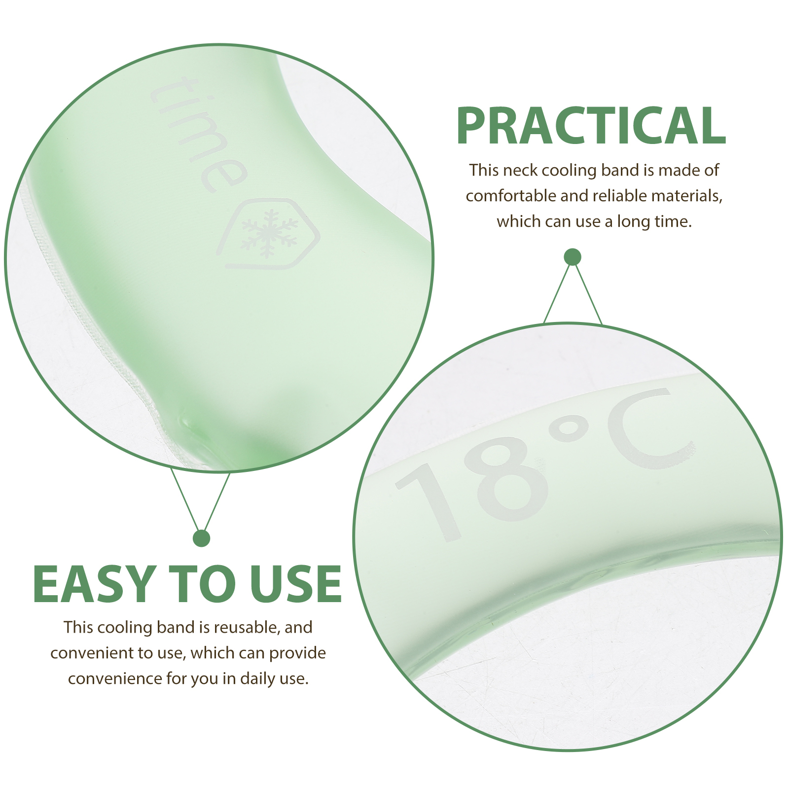 Neck Cooling Tube Neck Coolers for Hot Weather Neck Ice Pack Neck