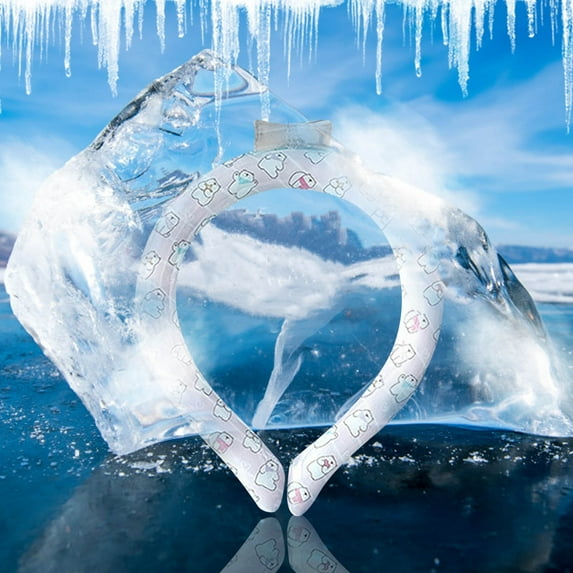 Neck Cooling Tube, PCM Neck Cooling Wraps, Wearable Neck Coolers for Hot Weather, Ice Ring Body Cooling Products for Outdoor Indoor Activities Relief for Hot Flashes