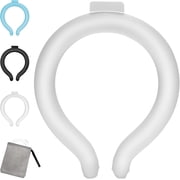 Neck Cooling Tube, Reusable Ice Neck Cooler, Cold Therapy Neck Wrap for Summer Outdoor, Work, Sports, Neck Cooling Tube with Insulated Bag Blue
