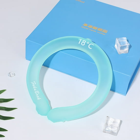 Neck Cooling Tube, Reusable Ice Neck Cooler Wearable Body Cooling Products for Outdoor Indoor, Relief for Hot Flashes and Summer