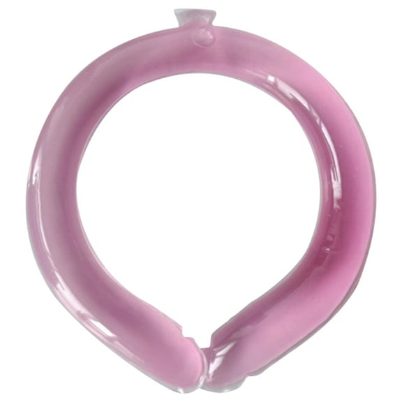 Neck Cooling Tube, Wearable Cooling Neck Wrap for Summer Heat I Hands Free Cold Pack Ice Cooling Neck Collar,Pink,1 * Neck Cooling Tube,Pink