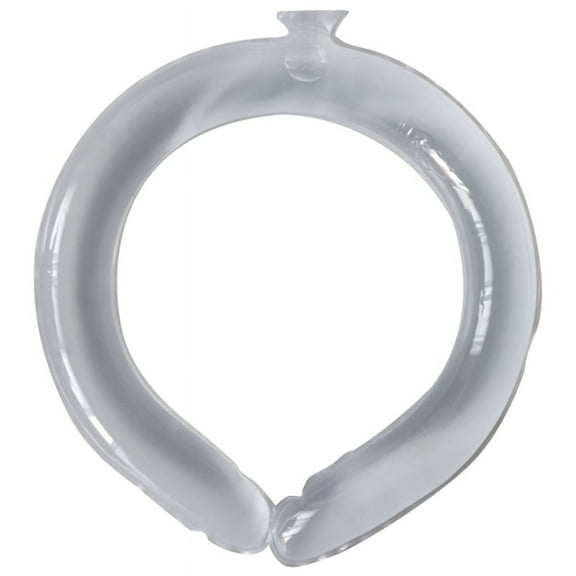 Neck Cooling Tube, Wearable Cooling Neck Wrap for Summer Heat I Hands Free Cold Pack Ice Cooling Neck Collar,White