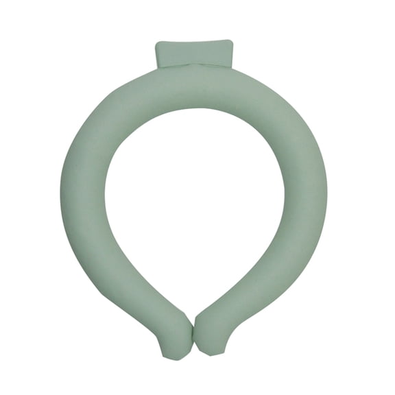 Neck Cooling Tube,for Hot Summer,Ice Ring Neck Cooler for Hot Outdoor Sports, Outdoor Workers Green