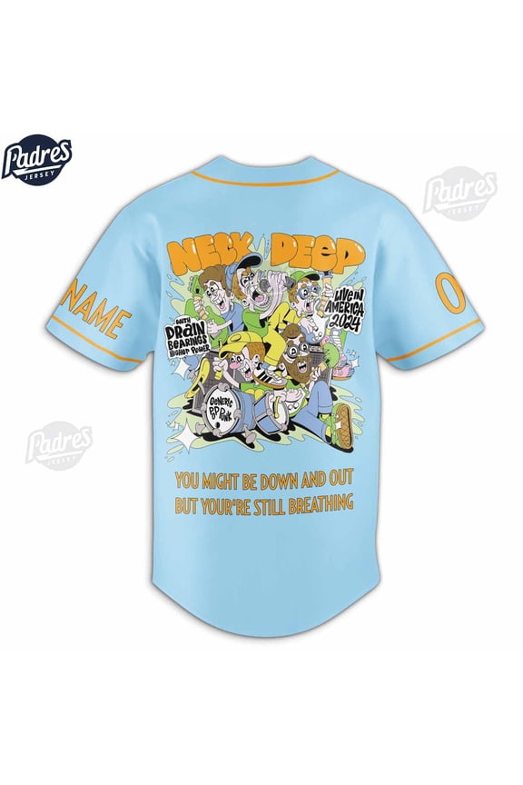 Neck Deep Band Custom Baseball Jersey Shirt
