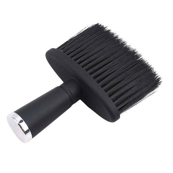Neck Duster Brush for Barbers, Hair Salon Cleaning Tool with Plastic Handle and Nylon Bristles, Efficient Hair Clipping Remover for Professional Use