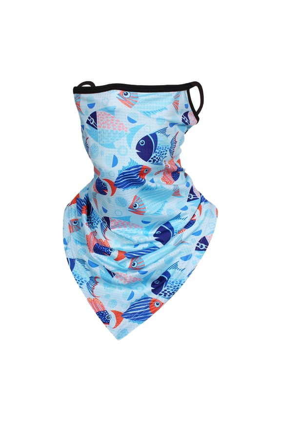 Neck Face Mask with Ear Loops, Neck Gaiter Bandana Face Mask, Face Coverings Scarf-Style3