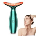 thumbnail image 1 of Neck Face Massager, 3-in-1 Portable Facial Massager (Green), 1 of 5