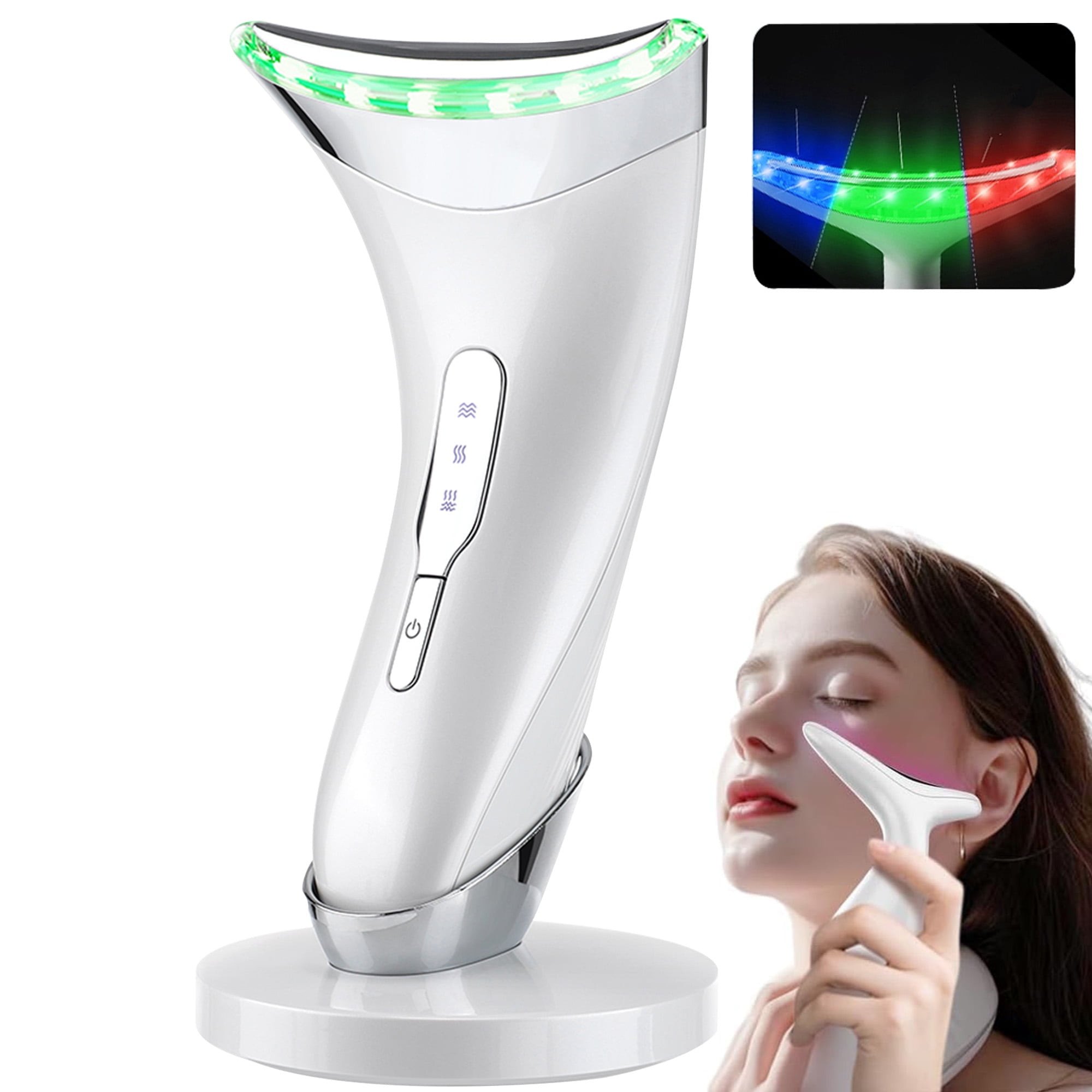 non vibrating massager Electric Mini Ems Rf Face Massage Machine Personal Skin Care V Face Lift Vibration  Facial Massager - China Wholesale Face Massagers $35 from Zhongshan Peak  Plastic Technology Co.,Ltd main image 0