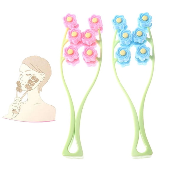 Neck Face Roller Slim Massage Facial Massager Slimming Remove Double Chin Tool