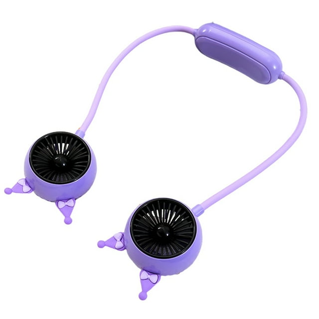 Neck Fan 300500mah Battery Operated Neckband Fan HandFree Wearable