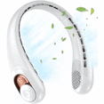 thumbnail image 1 of Portable Fan, Hands-Free Clooing Neck Fan 3 Speeds 5200mAh for Outdoor Indoor Gift for Women Men, White, 1 of 6
