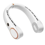 Rechargeable Portable Neck Fan, 5-Speed, 360° Cooling, Foldable, Bladeless, Handheld Electric Fan
