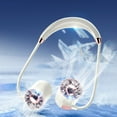 thumbnail image 1 of Neck Fan,USB Rechargeable Portable Mini Cooling Device with Digital Display,180 Degree Adjustable Personal Fan for Outdoor Travel and Gift Giving Occasion, 1 of 7