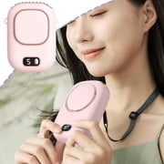 Neck Fan Wearable Rechargeable Portable Hands-Free 5-Speed Personal Fan For Outdoor Work Commute