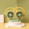 thumbnail image 1 of Neck Fans That Blow Cold Air,Portable Personal Neck Fans,Portable Fan USB Rechargeable Battery Mini Handheld Personal Wearable Hand Free 360 Degree Rotation Fan for Office Household Travel Room Outdo, 1 of 6