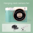 thumbnail image 1 of Neck Fans Hands Free Rechargeable Qnjujn Minimal Camera Leaf Less Neck Hanging Fan Portable Charging USB Mini Strap Desktop Handheld Outdoor Small Fan, 1 of 6