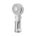 thumbnail image 1 of Neck Fans Portable Rechargeable Misting Fan Usb Rechargeable Refrigeration Conditioner 4-Speed Airflow Neck Hanging Suitable for Travel Home Office and Bedroom, 1 of 8