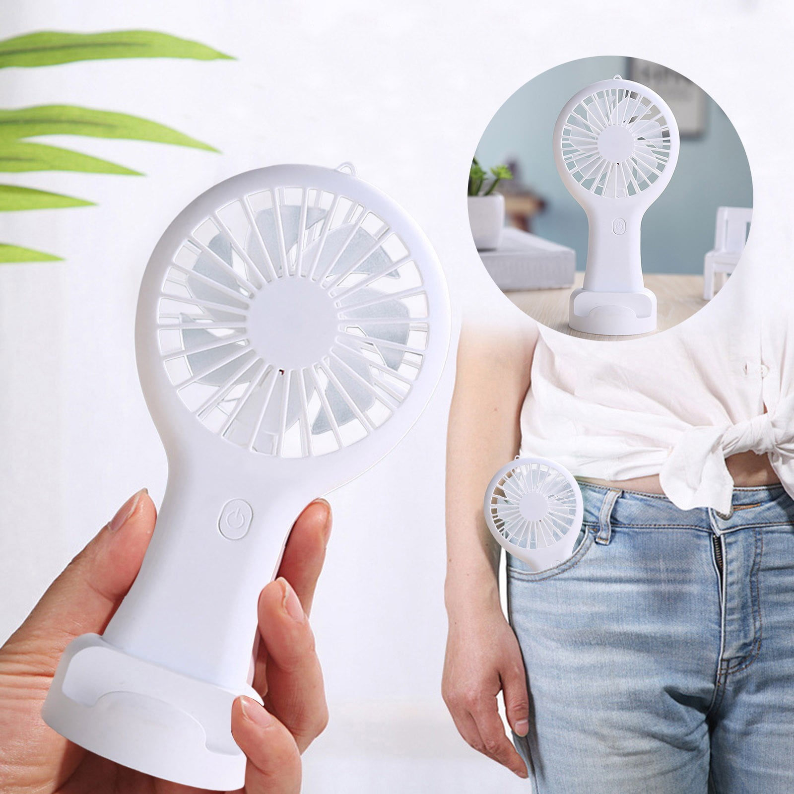 Neck Fans That Blow Cold Air 350ml Mini Handheld Personal Portable Fan