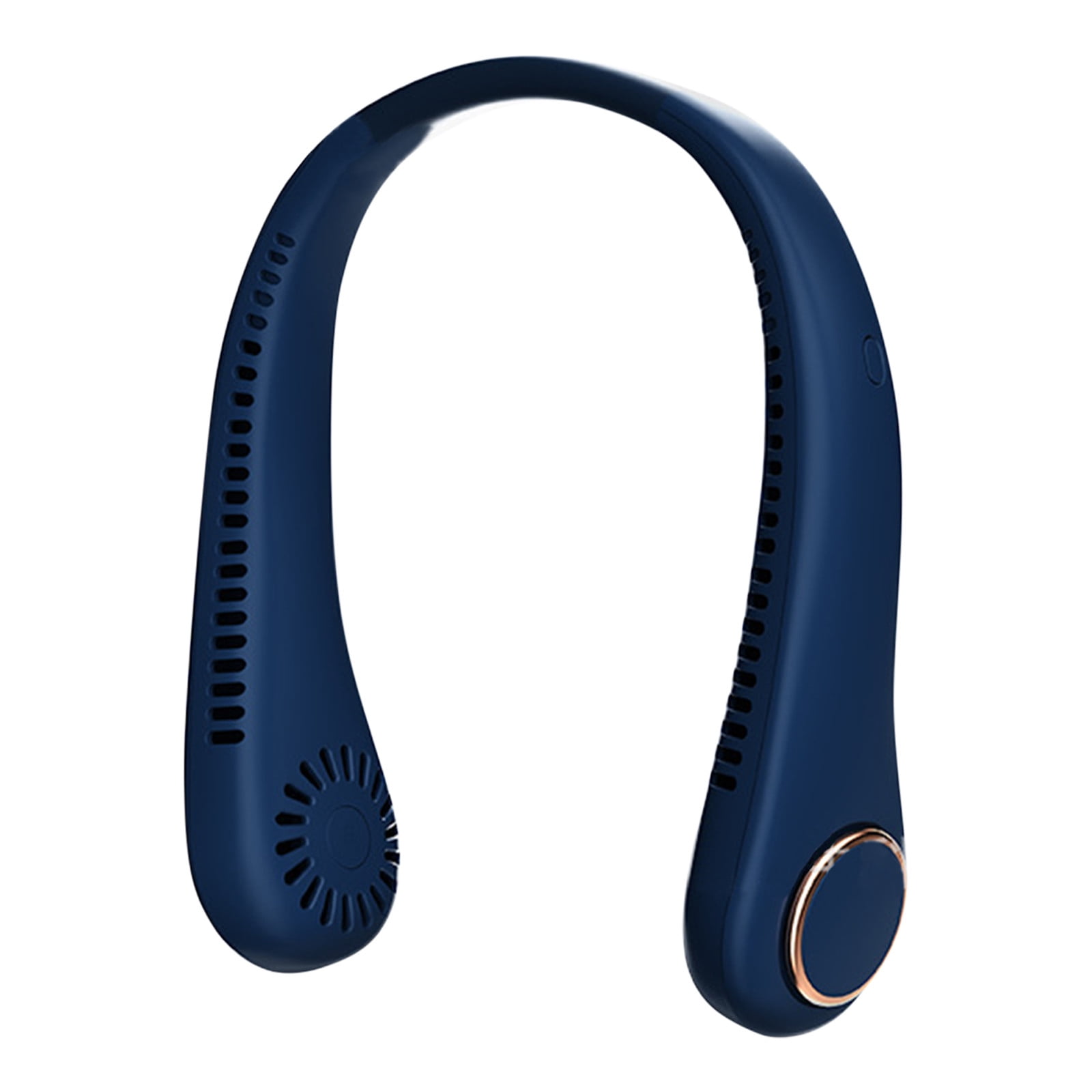 Neck Fans That Blow Cold Air,Portable Personal Neck Fans,Leafless Hanging Fan Refrigeration Outdoor Usb Charging Portable Folding Lazy Hanging Neck Small Fan Turbine