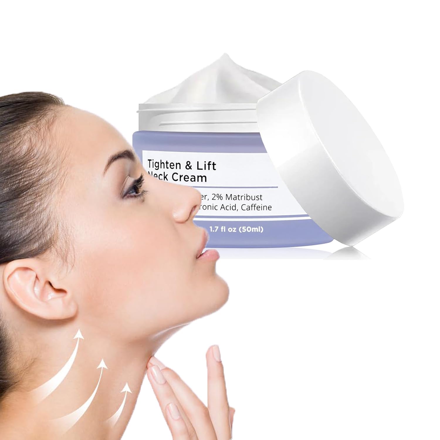 Face Lift, Instant Face Tightening Cream with Hyaluronic Acid, Neck